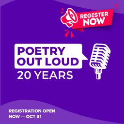 Purple Poetry Out Loud logo